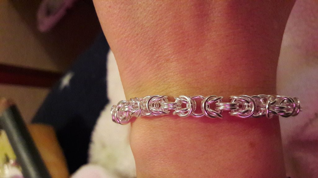 silver bracelet hand crafted