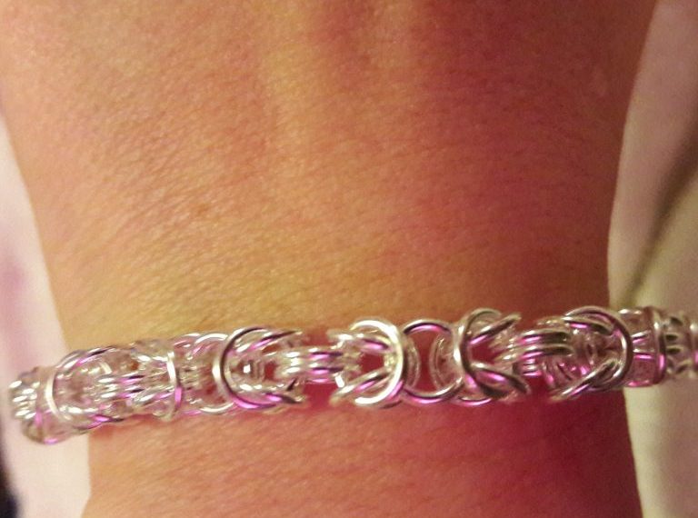 Hand Crafted Silver Bracelet